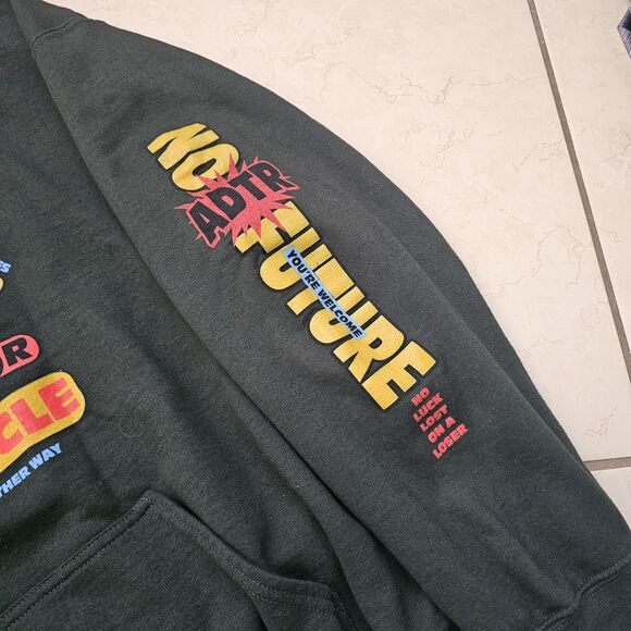 A Day To Remember Forest Green Drawstring Tour Hoodie This Is A Cycle Mens 2XL - Picture 6 of 13